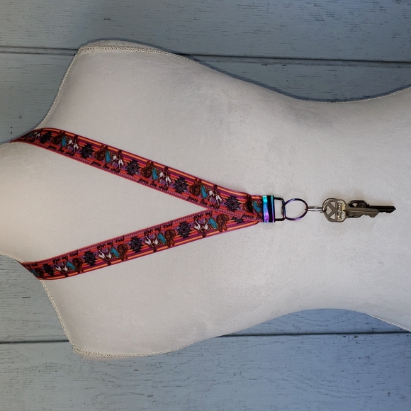 Rodeo Key Lanyard Keys Peace Love Cowgirl Vaquera Cowboy Horse Leopard Bronc - Picture 3 of 11